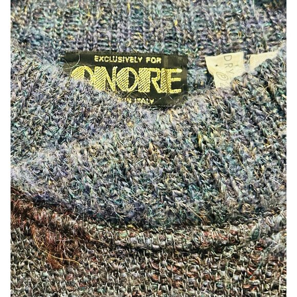 Vintage Onore Metallic Mohair Wool Blend Sweater – Made in Italy – Men’s Medium - Picture 5 of 16
